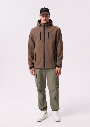 kurtka softshell wiatroodporna membrana 8000 męska