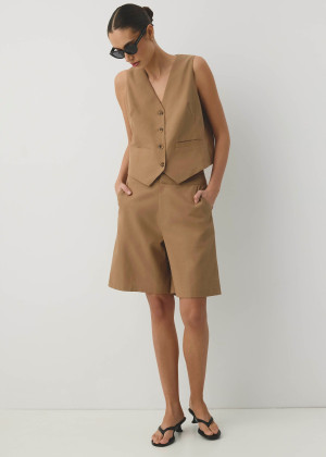 Eleganckie bermudy z kantem