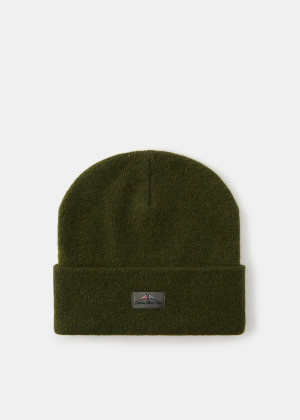 Czapka beanie z naszywką