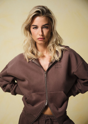 Rozpinana bluza z kapturem