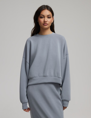 Luźna bluza z modalu