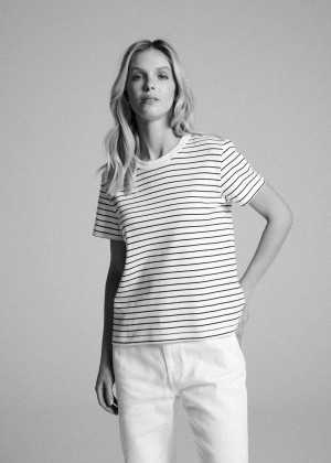 Dopasowana koszulka z bawełny HEAVY-COTTON