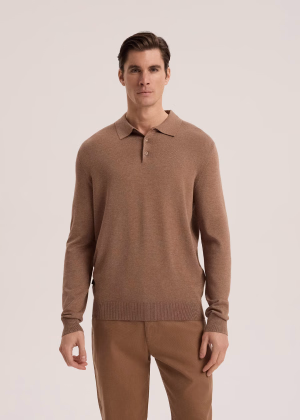 Sweter męski polo