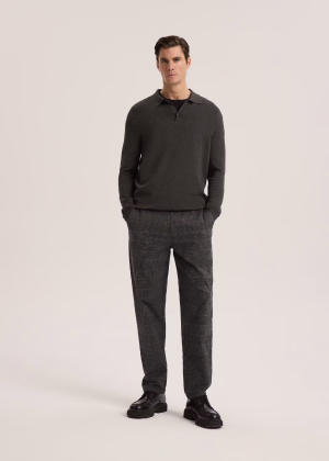 Sweter męski polo