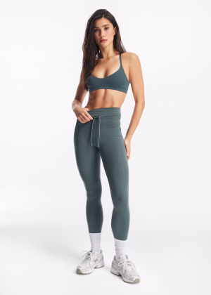 Dopasowane legginsy z wiązaniem
