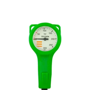 TECLINE Manometr Tlenowy 300 bar wąż 15cm