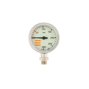 Manometr TECLINE 300 bar, 52mm, nikiel - moduł
