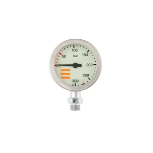 Manometr TECLINE 300 bar, 52mm, czarny chrom - moduł