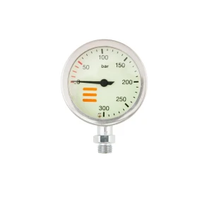 Manometr TECLINE 300 bar, 63mm, czarny chrom - moduł