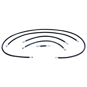 Wąż scubatech lp 120cm czarny