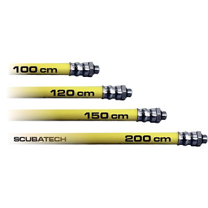Wąż scubatech lp 210cm żółty