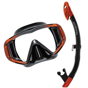 Zestaw Scubapro Crystal Vu + sucha fajka