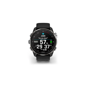 Garmin Descent Mk3i, silver/black 51mm pasek silikonowy