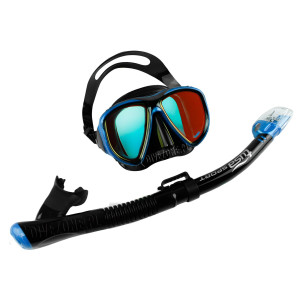 TUSA Powerview Adult Dry Combo (UC-2425MQB) - Lustrzane szkła