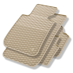 Gummigulvmåtter til biler BMW 3-serie E90, E91 Limousine, Touring (2004-2013) - beige - 4 stk.