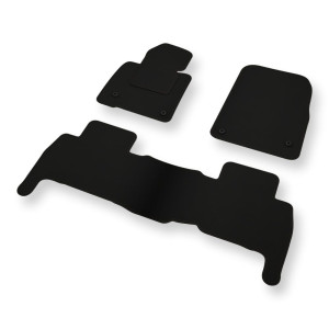 Filtmåtter til Toyota Land Cruiser J200 SUV (2007-2021) 5-personers - sort