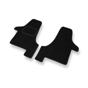Velour gulvmåtter til Volkswagen Transporter T5 Varevogn (2003-2015) - sort