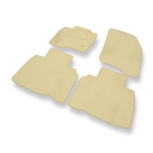 Velour gulvmåtter til Ford Edge SUV (2016-2020) - beige
