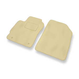 Velour gulvmåtter til Chevrolet Aveo II T300 Sedan (2011-2020) - beige