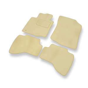 Velour gulvmåtter til Toyota Aygo I Hatchback (2005-2014) - beige