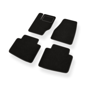Velour gulvmåtter til Jeep Grand Cherokee III SUV (2004-2010) - sort