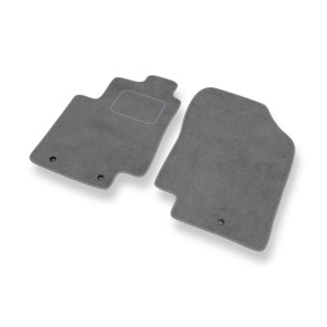 Velour gulvmåtter til Kia Rio III Hatchback, Sedan (2011-2016) - grå