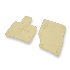 Velour gulvmåtter til Audi Q7 I SUV (2005-2015) - beige