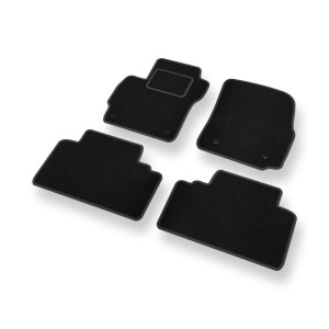 Velour gulvmåtter til Mazda 5 II Varevogn (2011-2015) - sort