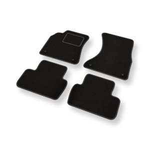 Velour gulvmåtter til Seat Exeo Sedan (2008-2013) - sort
