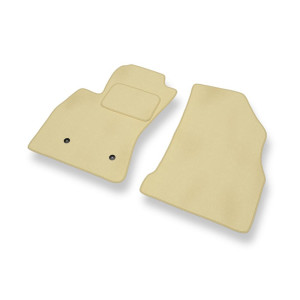 Velour gulvmåtter til Fiat Doblo II Varevogn (2010-2022) - beige