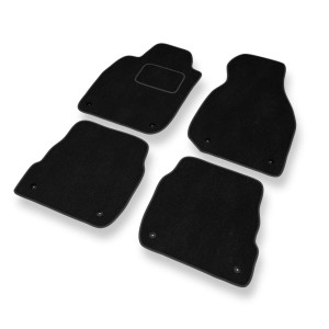 Velour gulvmåtter til Audi A6 II C5 Avant, Limousine (1997-2004) - sort