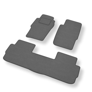 Velour gulvmåtter til Nissan Patrol GR SUV (1998-2010) 5 døre - grå