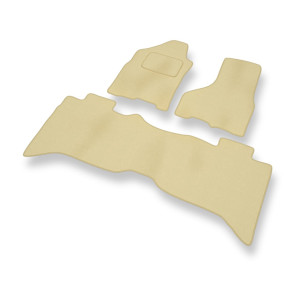 Velour gulvmåtter til Dodge RAM IV Pick-Up (2009-2018) - beige
