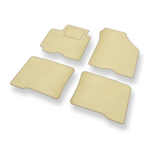 Velour gulvmåtter til Suzuki Swift VI Hatchback (2017-2024) - beige