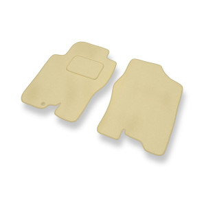Velour gulvmåtter til Nissan Navara D40 Pick-Up (2005-2014) - beige