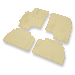 Velour gulvmåtter til Chevrolet Epica Sedan (2006-2011) - beige