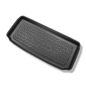 Gulvmåtte til bagagerum Mini Hatch III F56 Hatchback (03.2014-....) - øverste bagagerum (ens tærskelværdi); bevægeligt gulv i øverste position; Også
