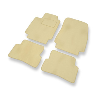 Velour gulvmåtter til Renault Modus I Minivan (2004-2012) - beige