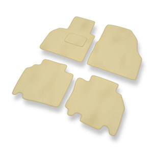 Velour gulvmåtter til Renault Kangoo II Varevogn (2012-2021) - beige