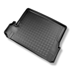 Gulvmåtte til bagagerum Toyota Land Cruiser J150 SUV (11.2009-05.2024) - 7 pladser; tredje række ledig; også til modeller med monteringsskinner