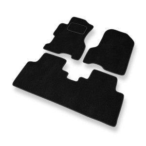 Velour gulvmåtter til Honda Civic VII Coupé, Hatchback, Sedan (2001-2005) 5 døre - sort
