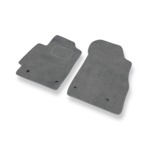 Velour gulvmåtter til Mazda 2 II Hatchback, Sedan (2007-2014) - grå