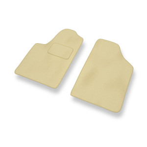 Velour gulvmåtter til Peugeot Partner I Varevogn (1997-2010) - beige