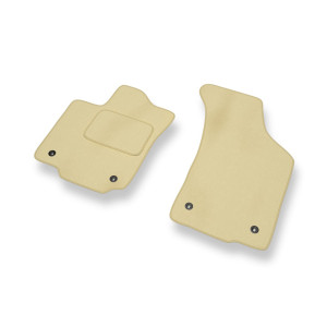 Velour gulvmåtter til Volkswagen Phaeton Sedan (2002-2016) - beige