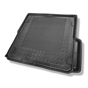 Gulvmåtte til bagagerum Mercedes-Benz E-Klasse W211 Stationcar (2003-10.2009) - med navigation og variobox (uden venstre fordybning); 15 cm kortere e