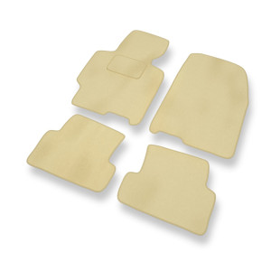 Velour gulvmåtter til Mazda Xedos 6 Sedan (1992-1999) - beige