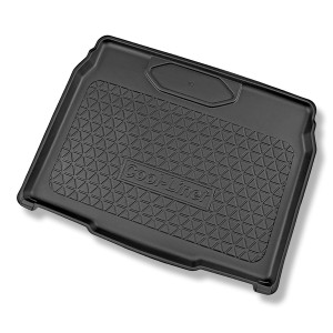 Gulvmåtte til bagagerum Peugeot 2008 II SUV (01.2020-....) - nederste bagagerum; Under / uden bevægeligt gulv i bagagerummet (med og uden subwoofer);