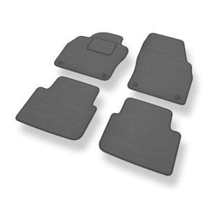 Velour gulvmåtter til Skoda Scala Hatchback (2019-....)