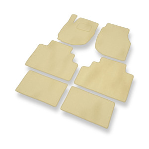 Velour gulvmåtter til Mazda MPV II Minivan (1999-2006) - beige