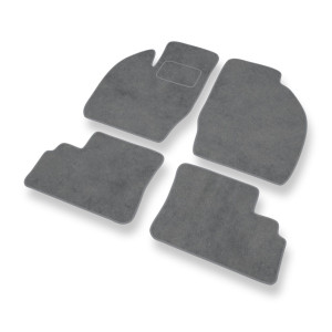 Velour gulvmåtter til Opel Agila A Hatchback (2000-2007) - grå